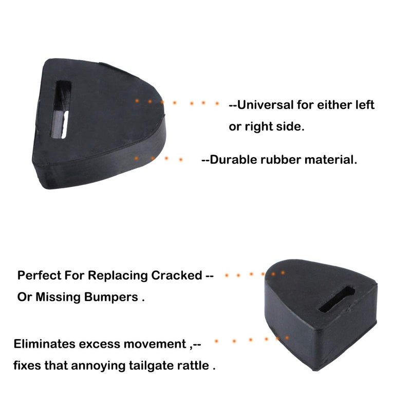 Ketofa ð™ð™¥ð™œð™§ð™–ð™™ð™š 16633065 Tailgate Latch Bumper Stop for Compatible with Chevy Silverado Si-er-ra Pickup 1999-2007, Right or Left Rubber Bumpers Stop, Compatible with GM 16633065, for Dorman 45679 - Image 2